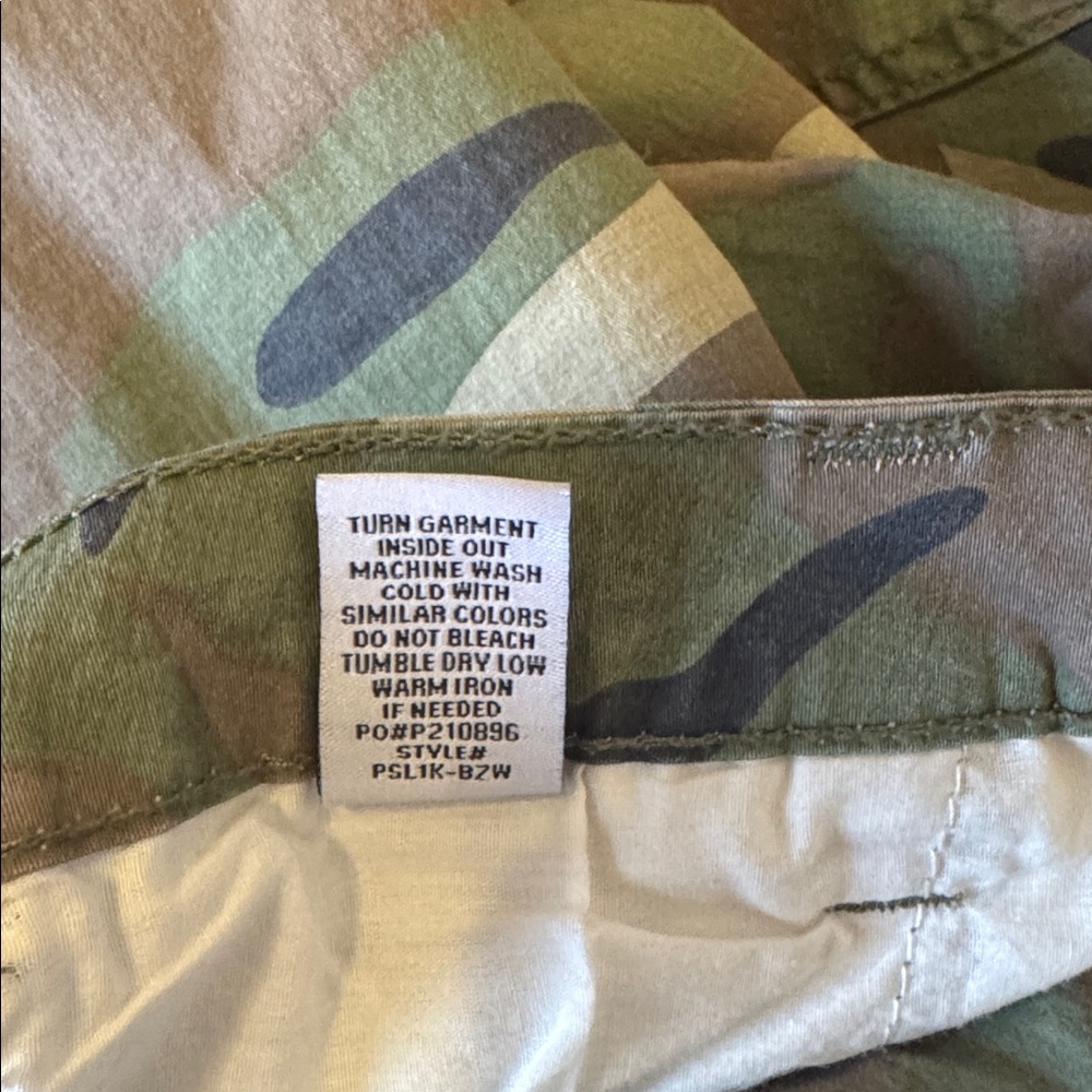 Almost Famous Camouflage Pants size medium. Lower rise. - Picture 14 of 15
